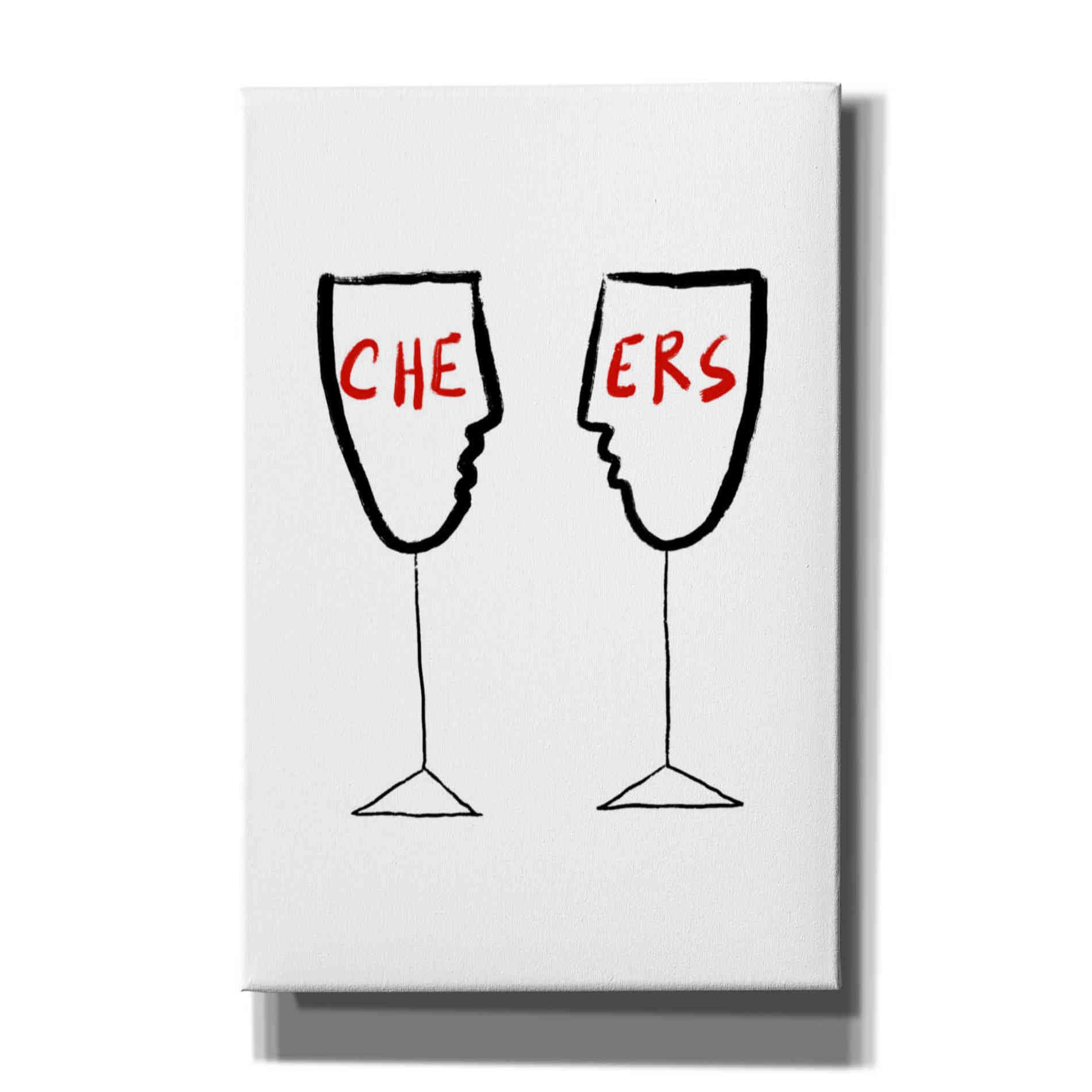 'Cheers' by Cesare Bellassai, Canvas Wall Art,12x18x1.1x0,18x26x1.1x0,26x40x1.74x0,40x60x1.74x0