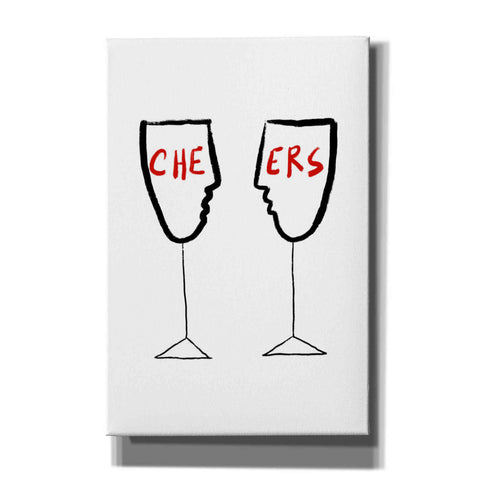 Image of 'Cheers' by Cesare Bellassai, Canvas Wall Art,12x18x1.1x0,18x26x1.1x0,26x40x1.74x0,40x60x1.74x0