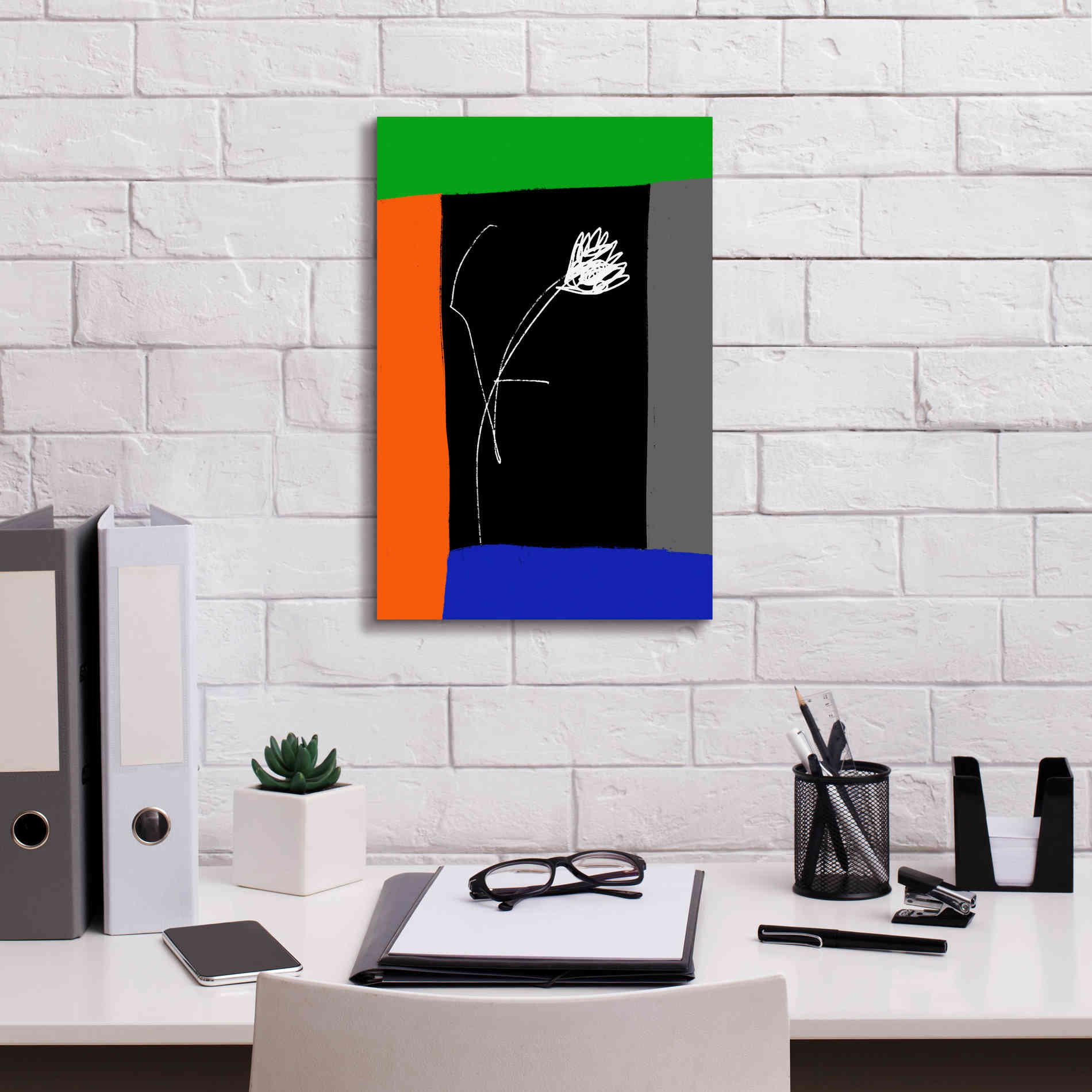 'Flower Of Freedom' by Cesare Bellassai, Canvas Wall Art,12 x 18