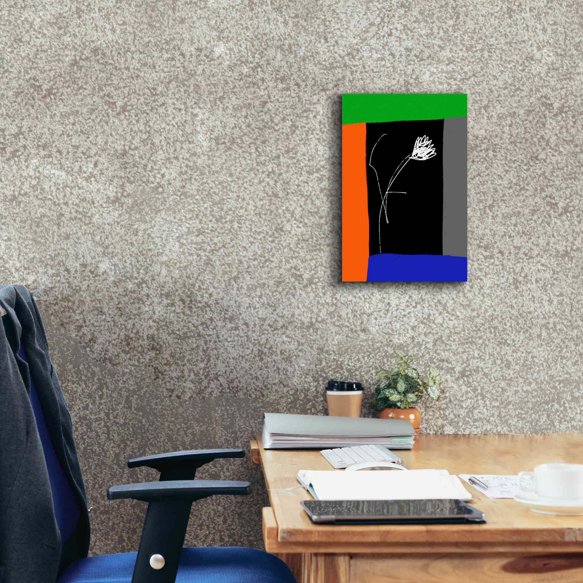 'Flower Of Freedom' by Cesare Bellassai, Canvas Wall Art,12 x 18