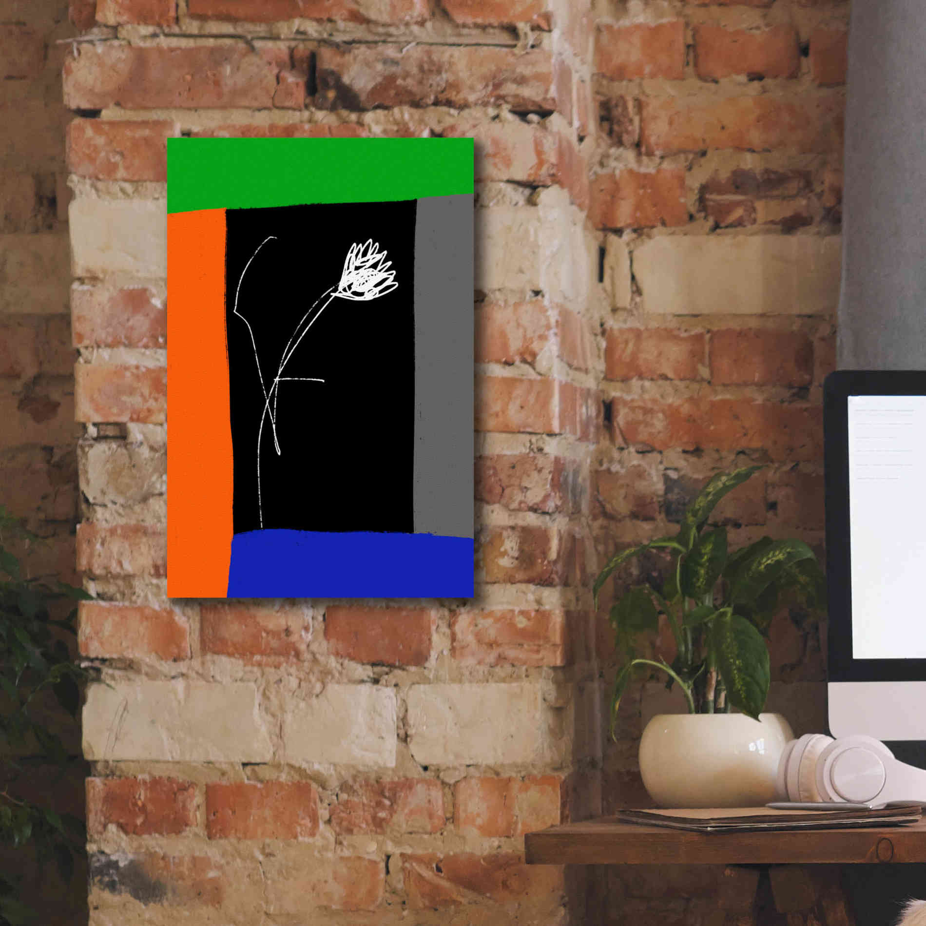 'Flower Of Freedom' by Cesare Bellassai, Canvas Wall Art,12 x 18