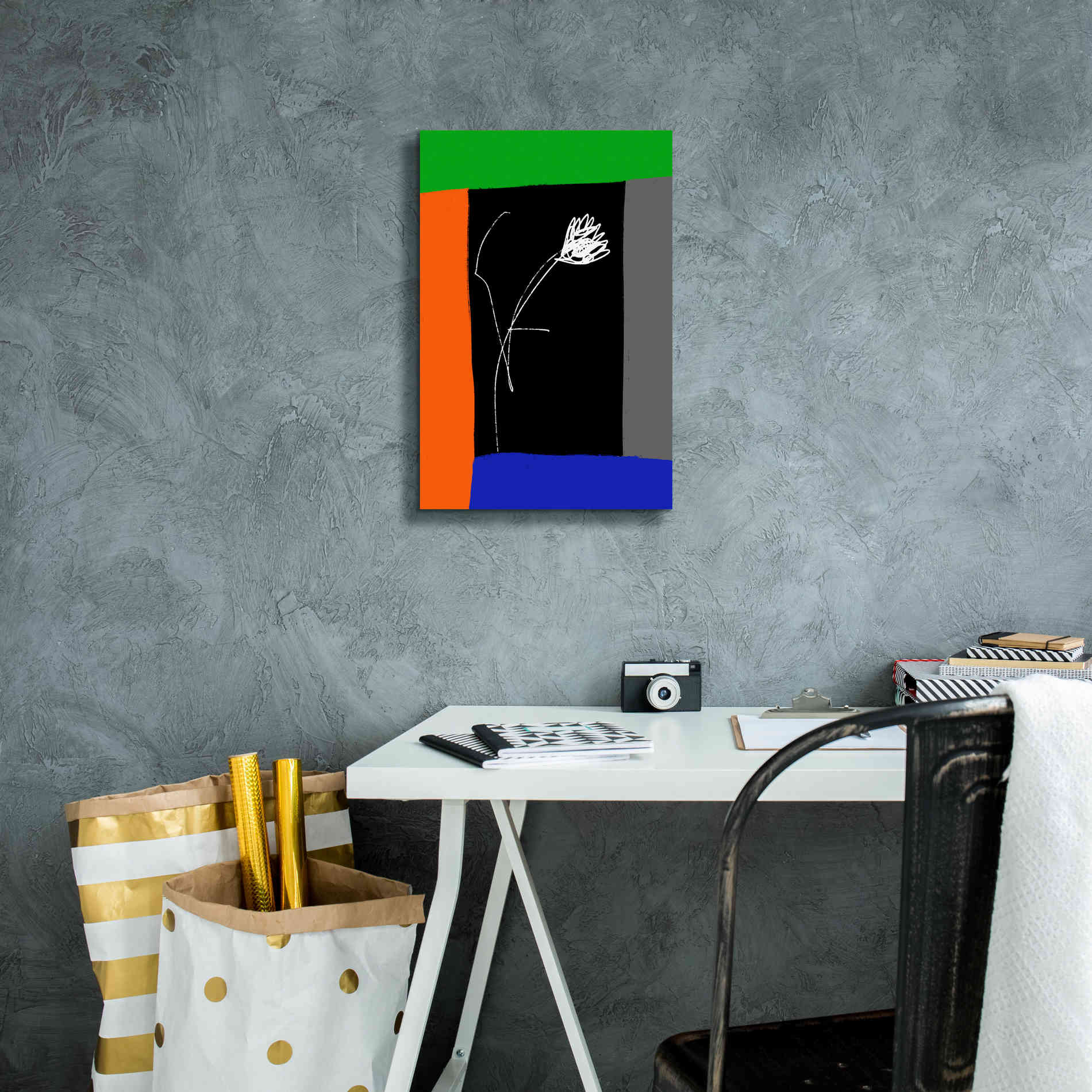 'Flower Of Freedom' by Cesare Bellassai, Canvas Wall Art,12 x 18