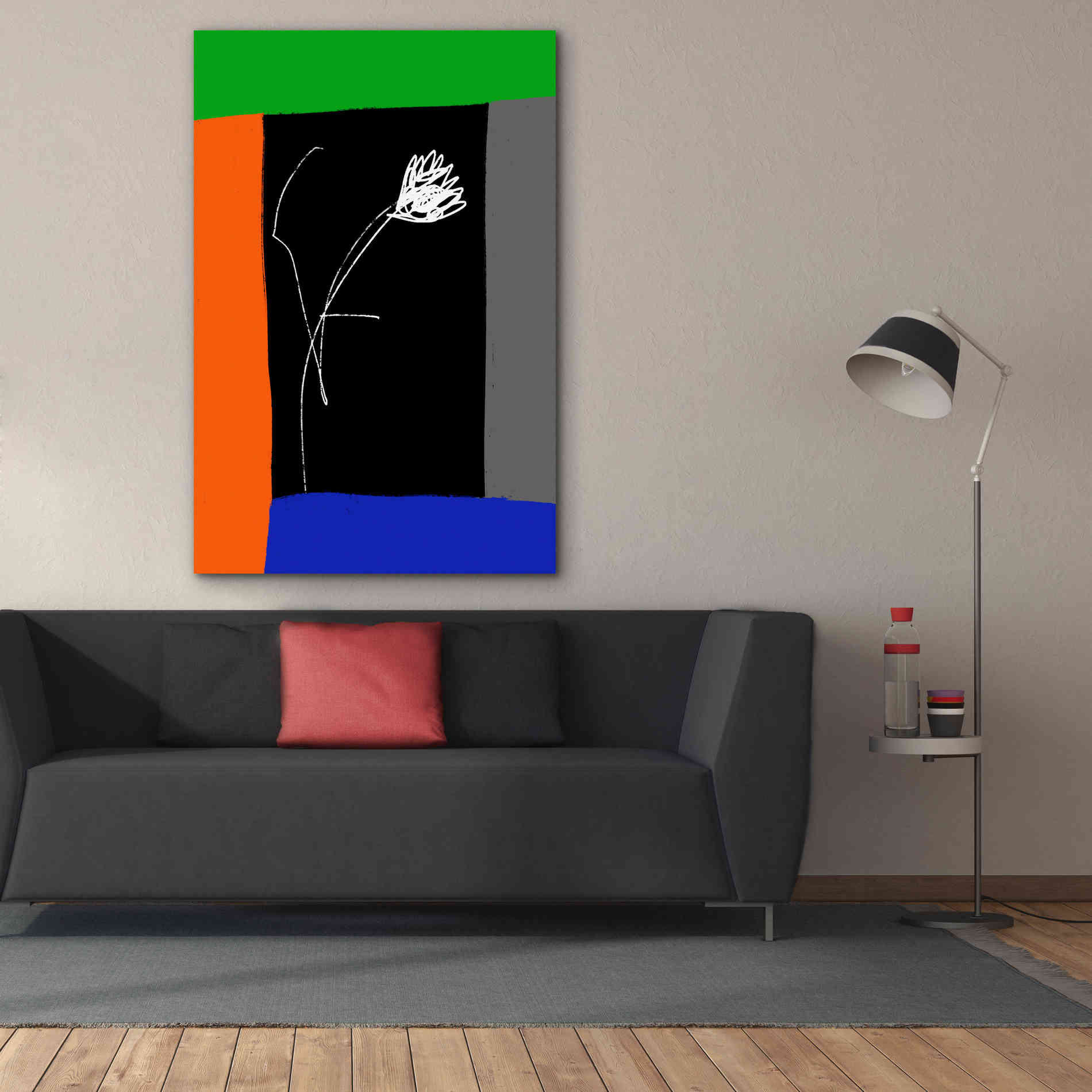 'Flower Of Freedom' by Cesare Bellassai, Canvas Wall Art,40 x 60