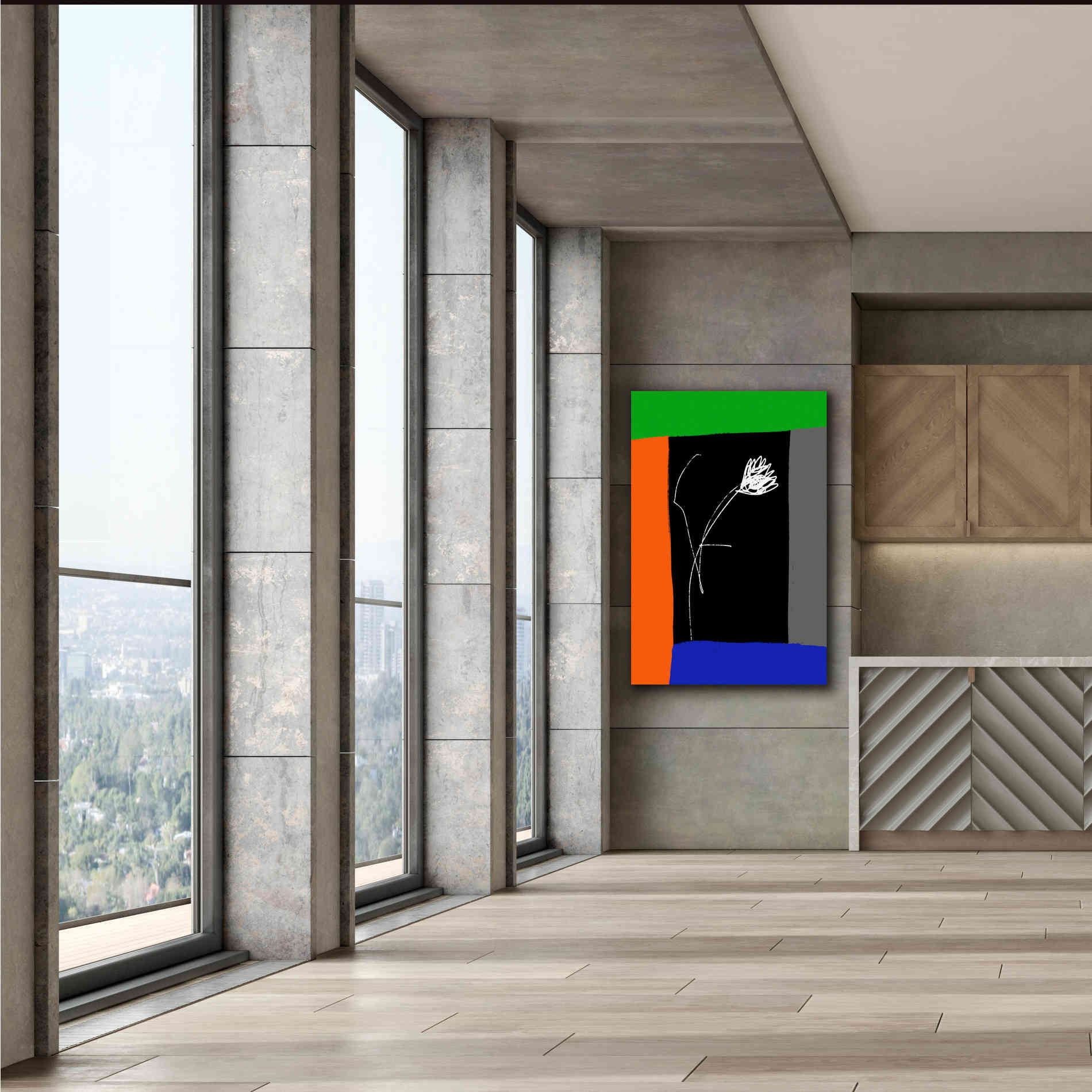 'Flower Of Freedom' by Cesare Bellassai, Canvas Wall Art,40 x 60