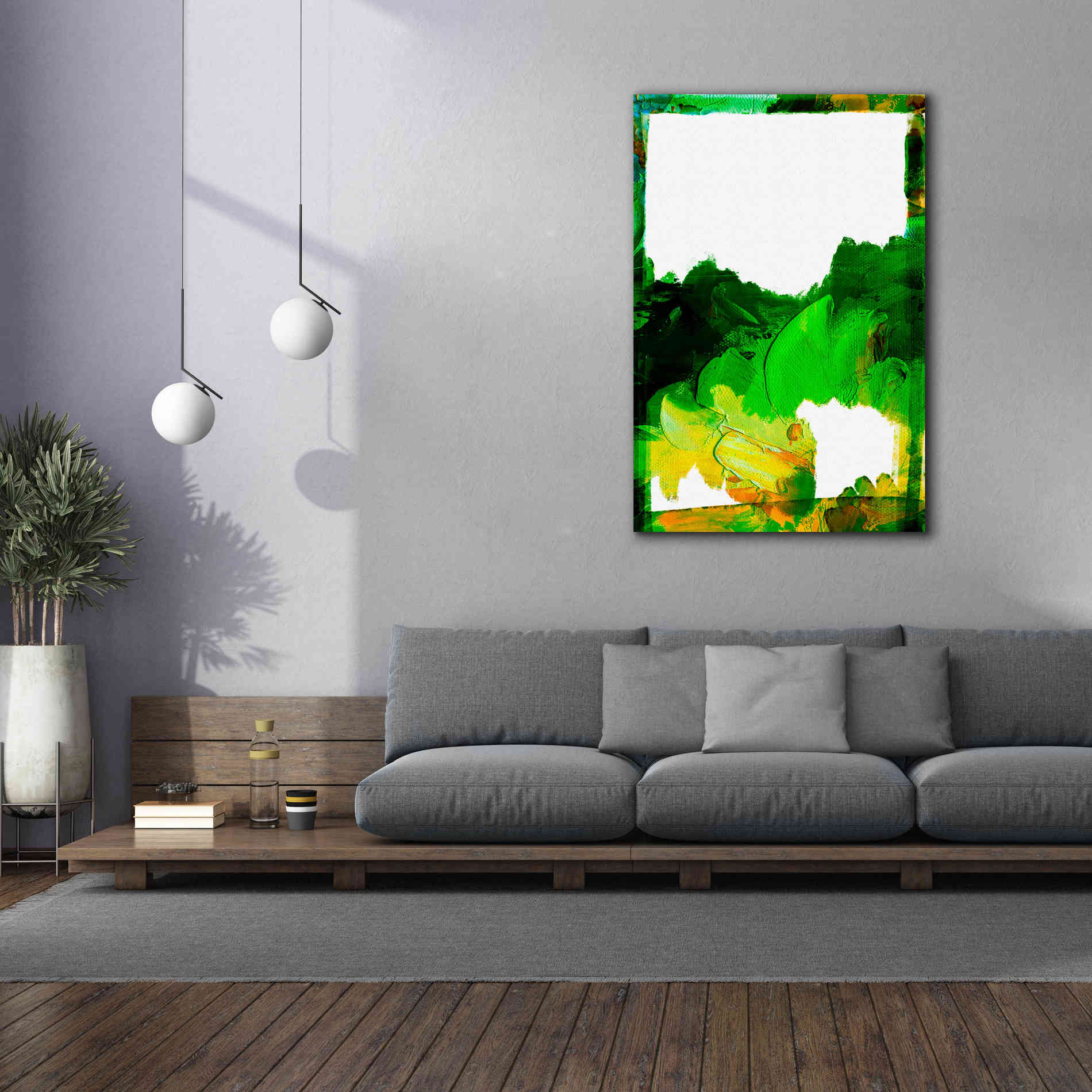 'Inside The Forest' by Cesare Bellassai, Canvas Wall Art,40 x 60