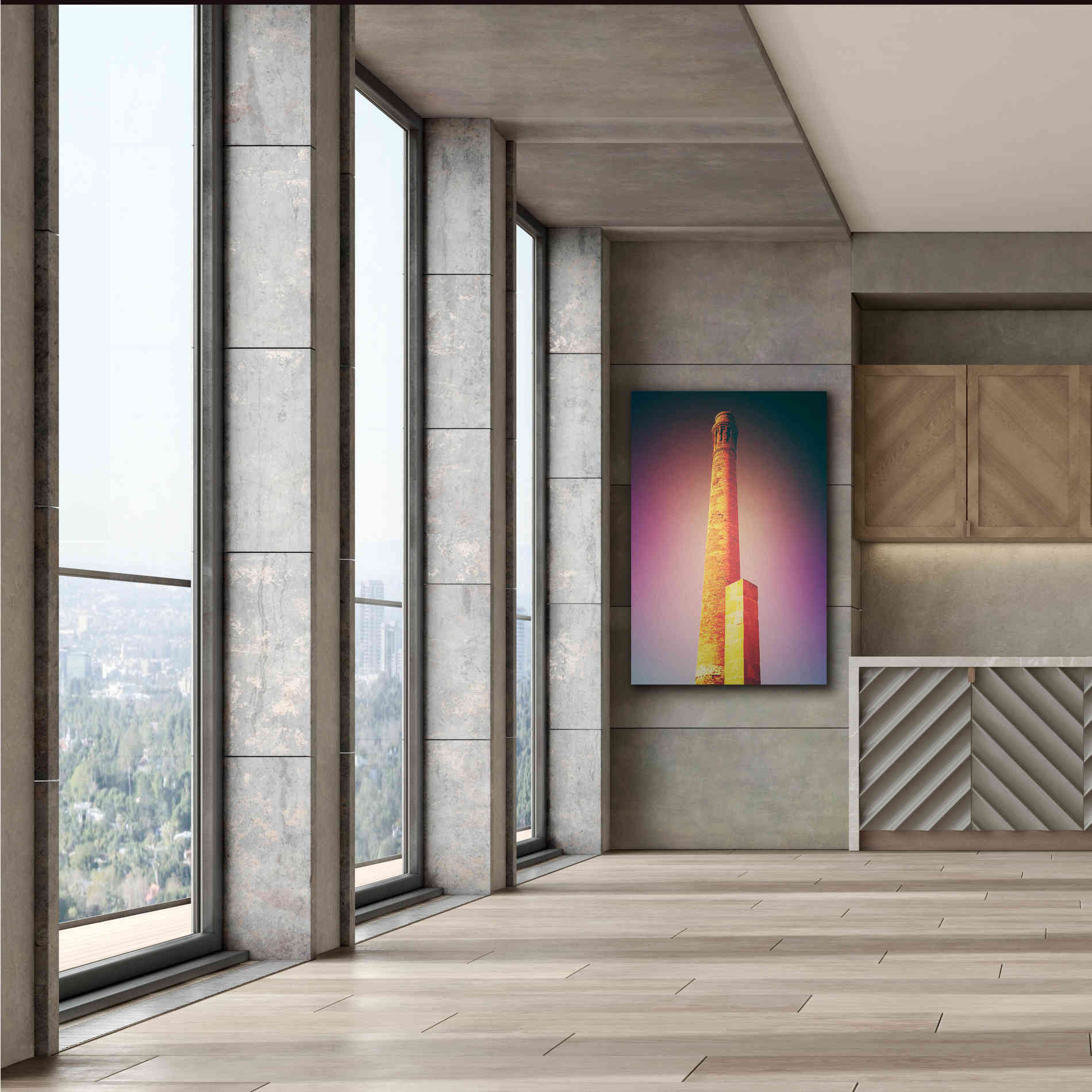 'Let's Get Higher' by Cesare Bellassai, Canvas Wall Art,40 x 60