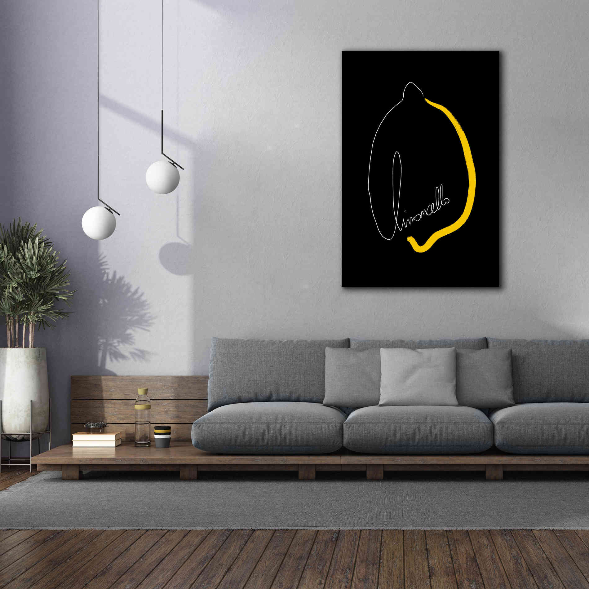 'Limoncello' by Cesare Bellassai, Canvas Wall Art,40 x 60