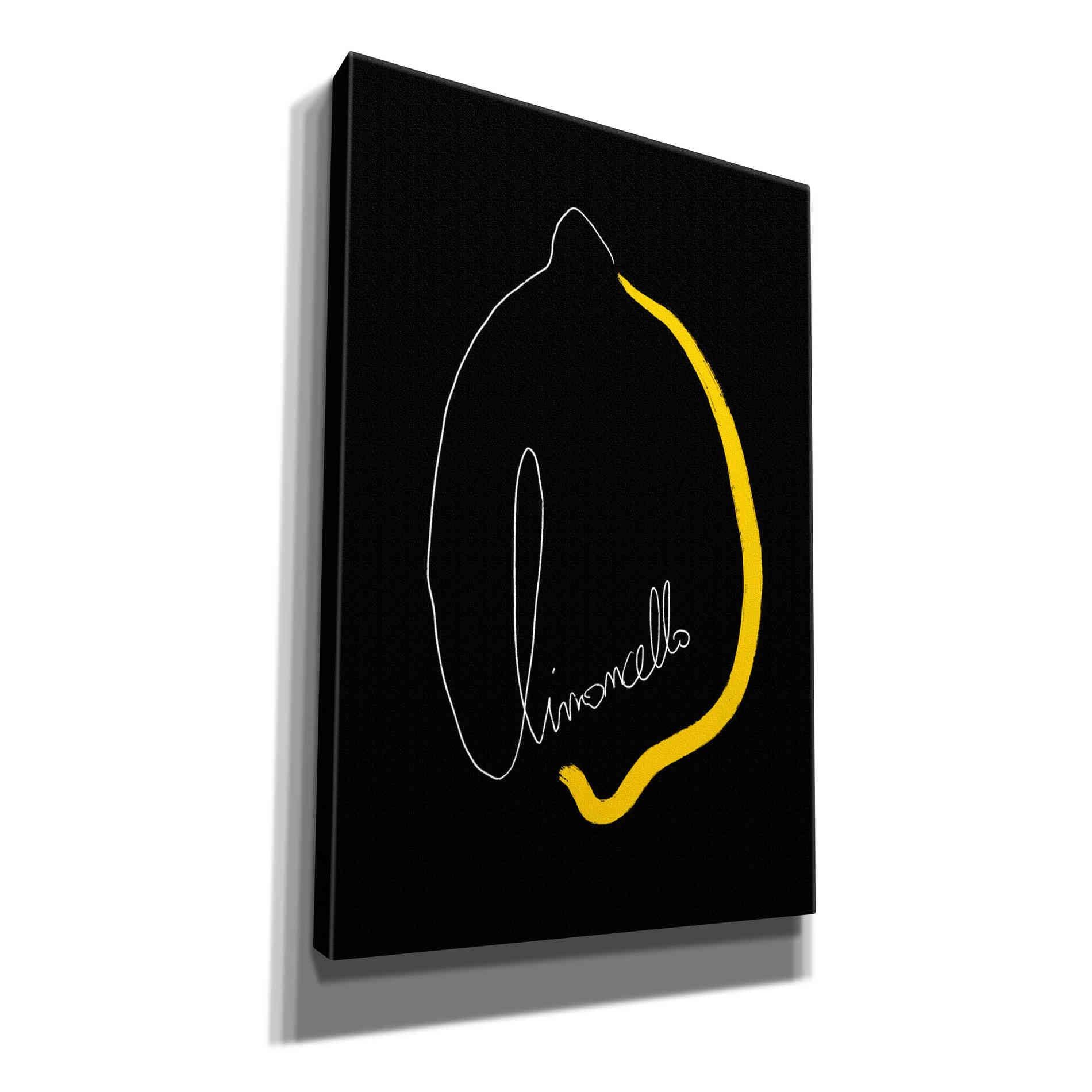 'Limoncello' by Cesare Bellassai, Canvas Wall Art,12x18x1.1x0,18x26x1.1x0,26x40x1.74x0,40x60x1.74x0