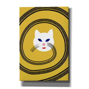 'Meow' by Cesare Bellassai, Canvas Wall Art,12x18x1.1x0,18x26x1.1x0,26x40x1.74x0,40x60x1.74x0