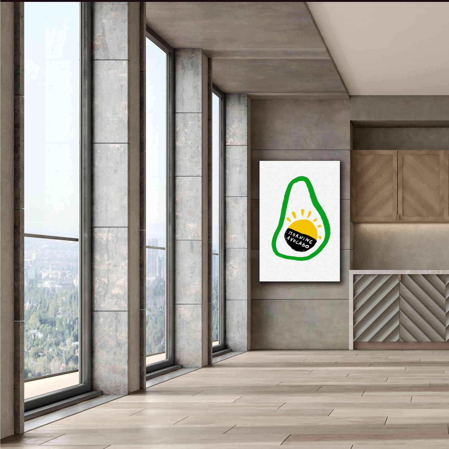 'Morning Avocado' by Cesare Bellassai, Canvas Wall Art,40 x 60