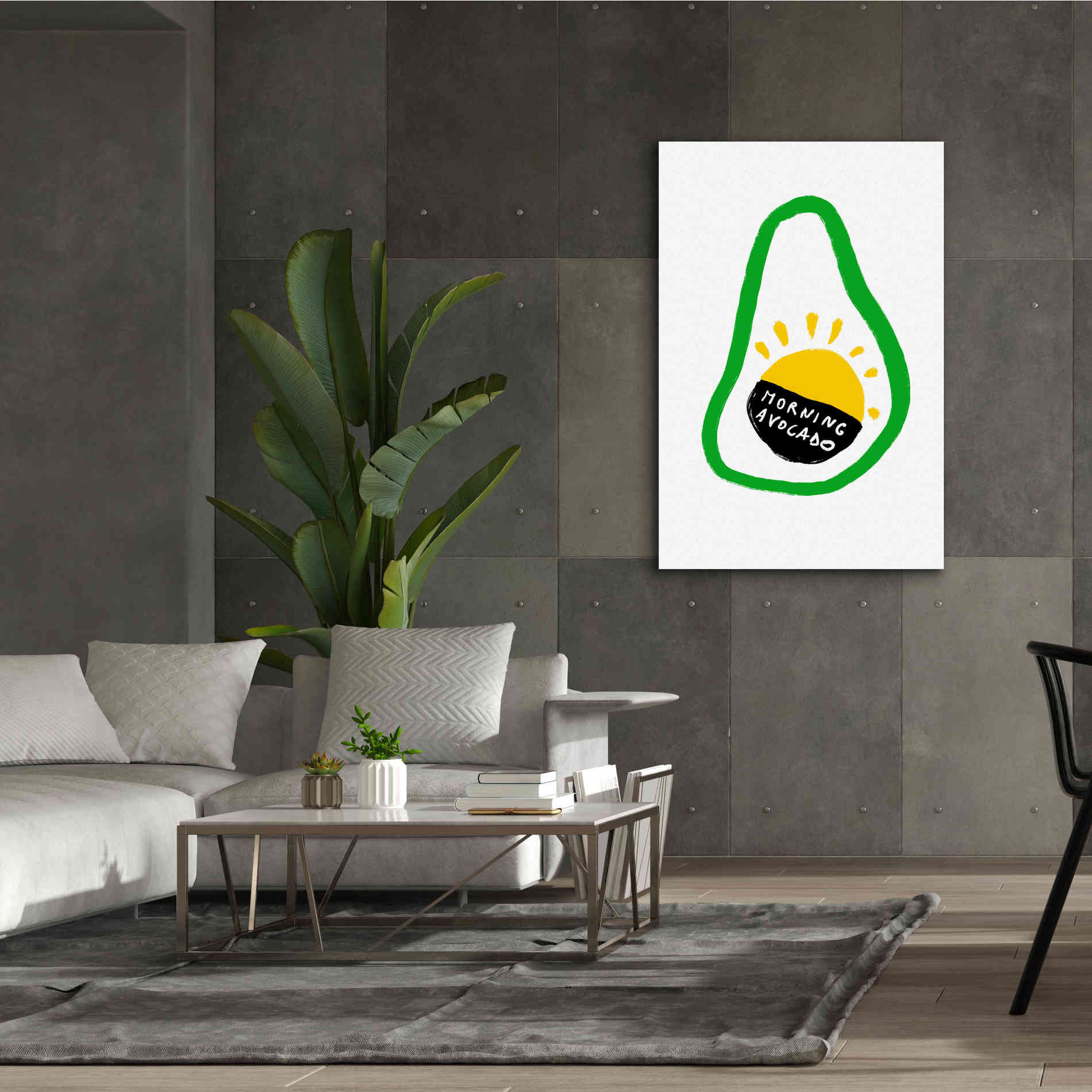 'Morning Avocado' by Cesare Bellassai, Canvas Wall Art,40 x 60