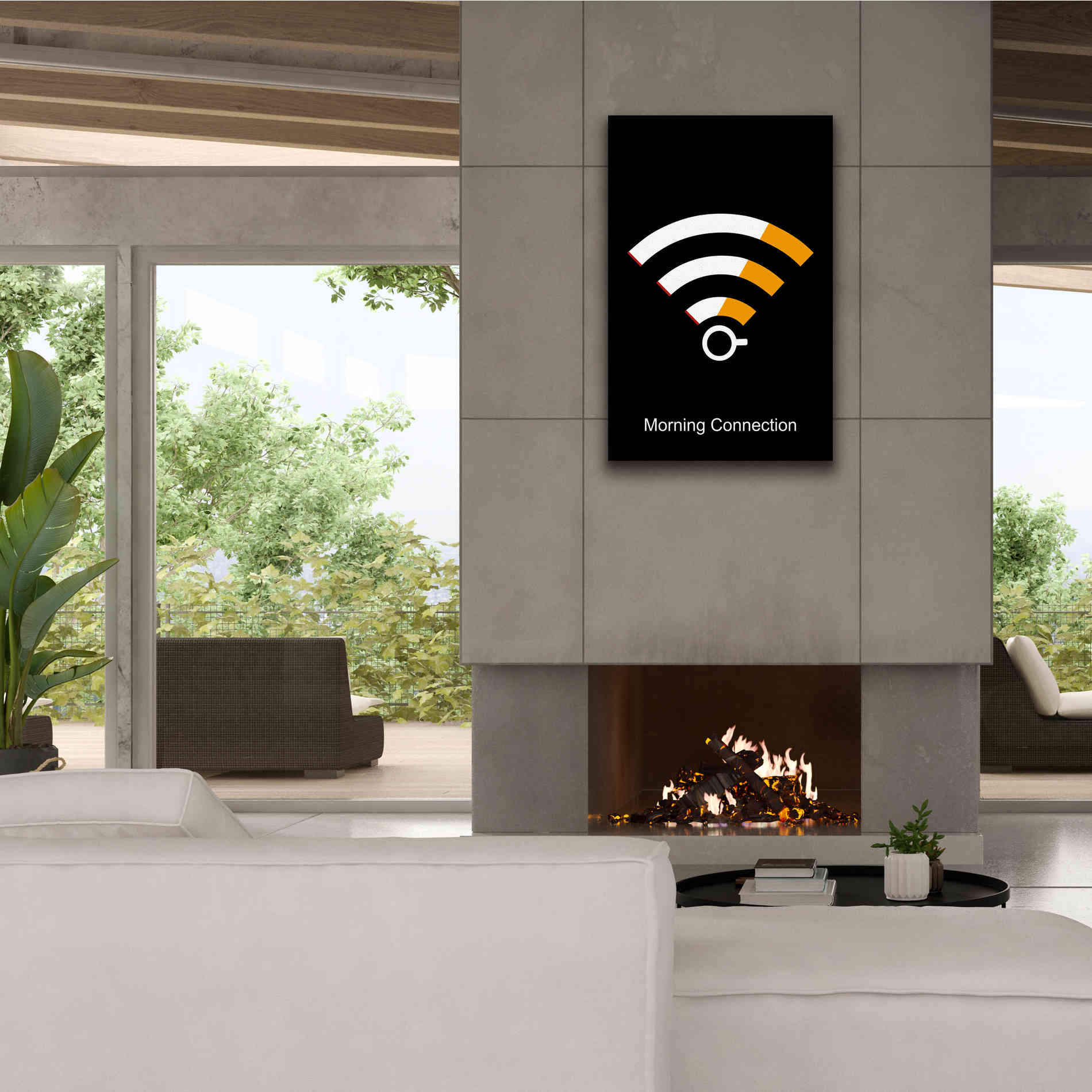 'Morning Connection' by Cesare Bellassai, Canvas Wall Art,26 x 40