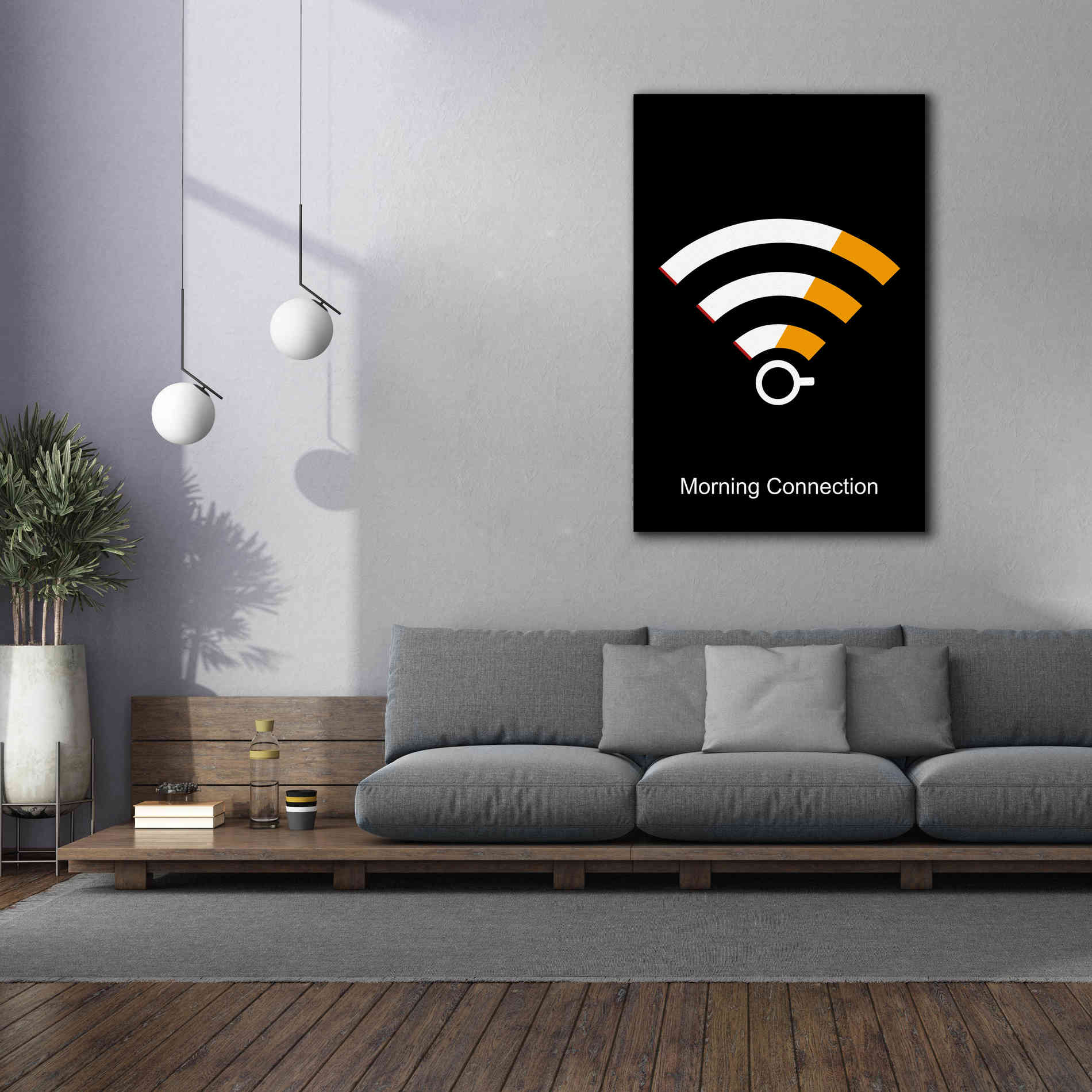 'Morning Connection' by Cesare Bellassai, Canvas Wall Art,40 x 60