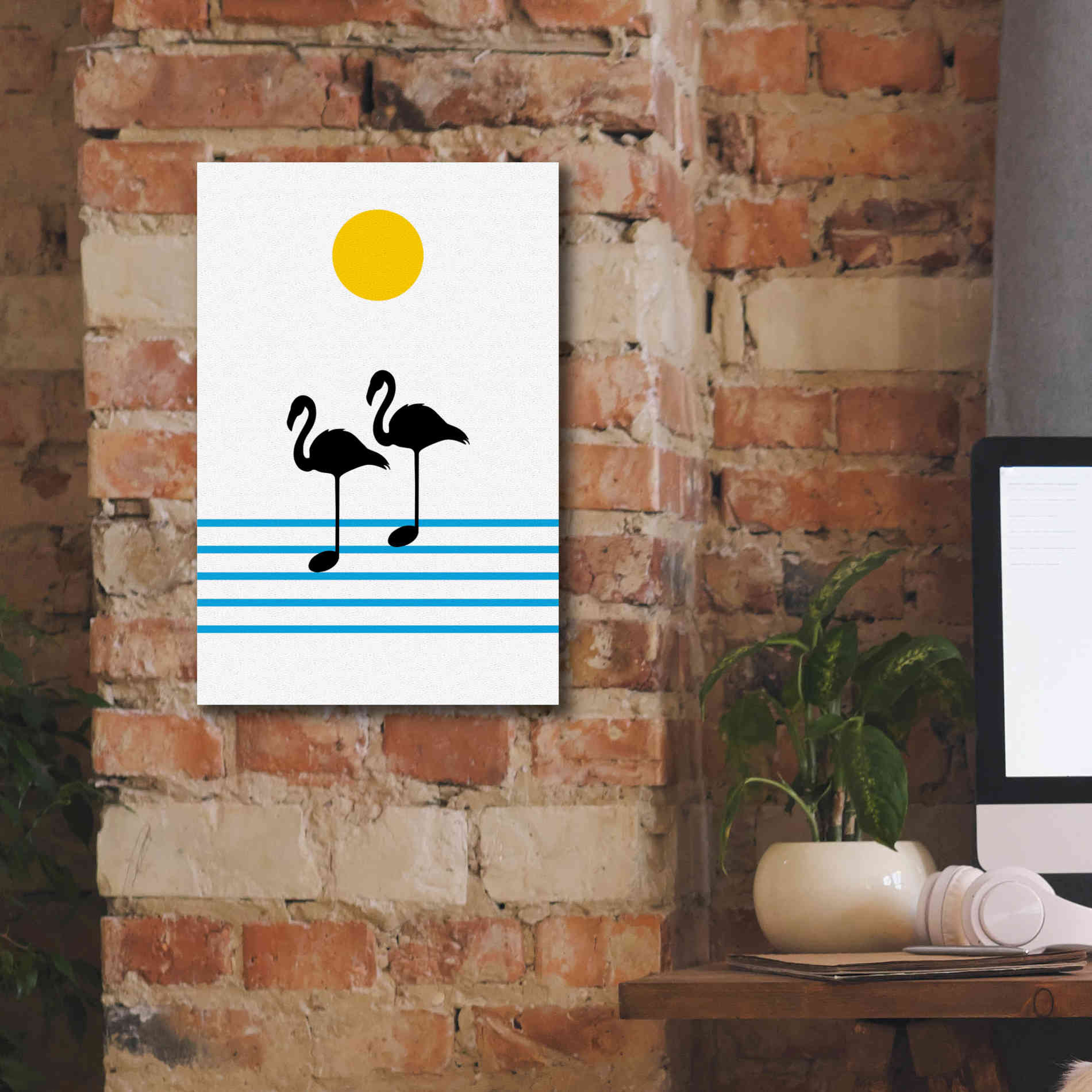 'Morning Sound' by Cesare Bellassai, Canvas Wall Art,12 x 18