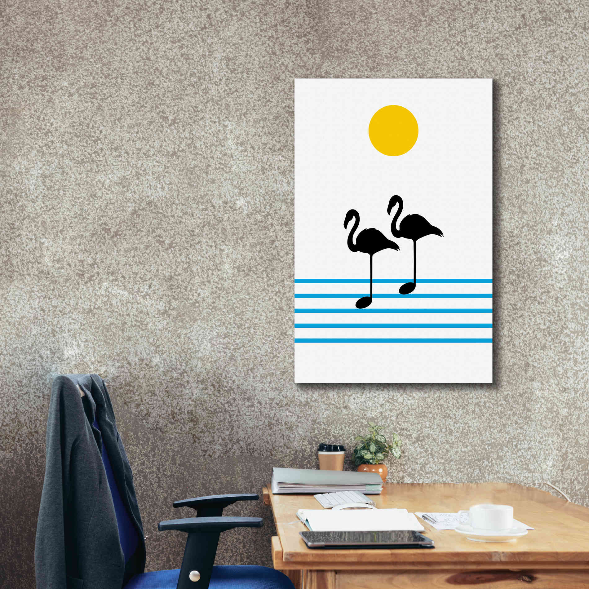 'Morning Sound' by Cesare Bellassai, Canvas Wall Art,26 x 40