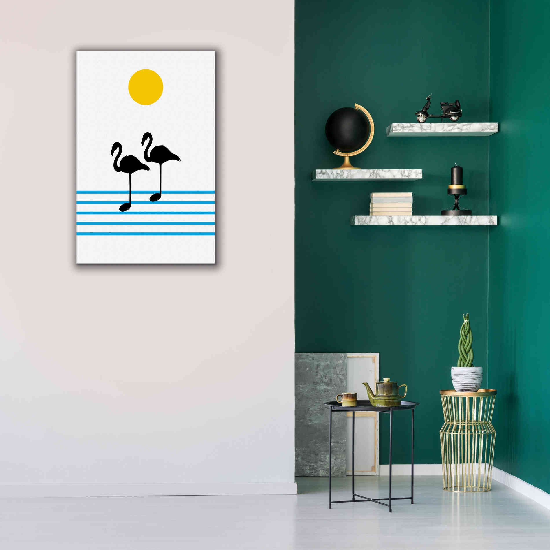 'Morning Sound' by Cesare Bellassai, Canvas Wall Art,26 x 40
