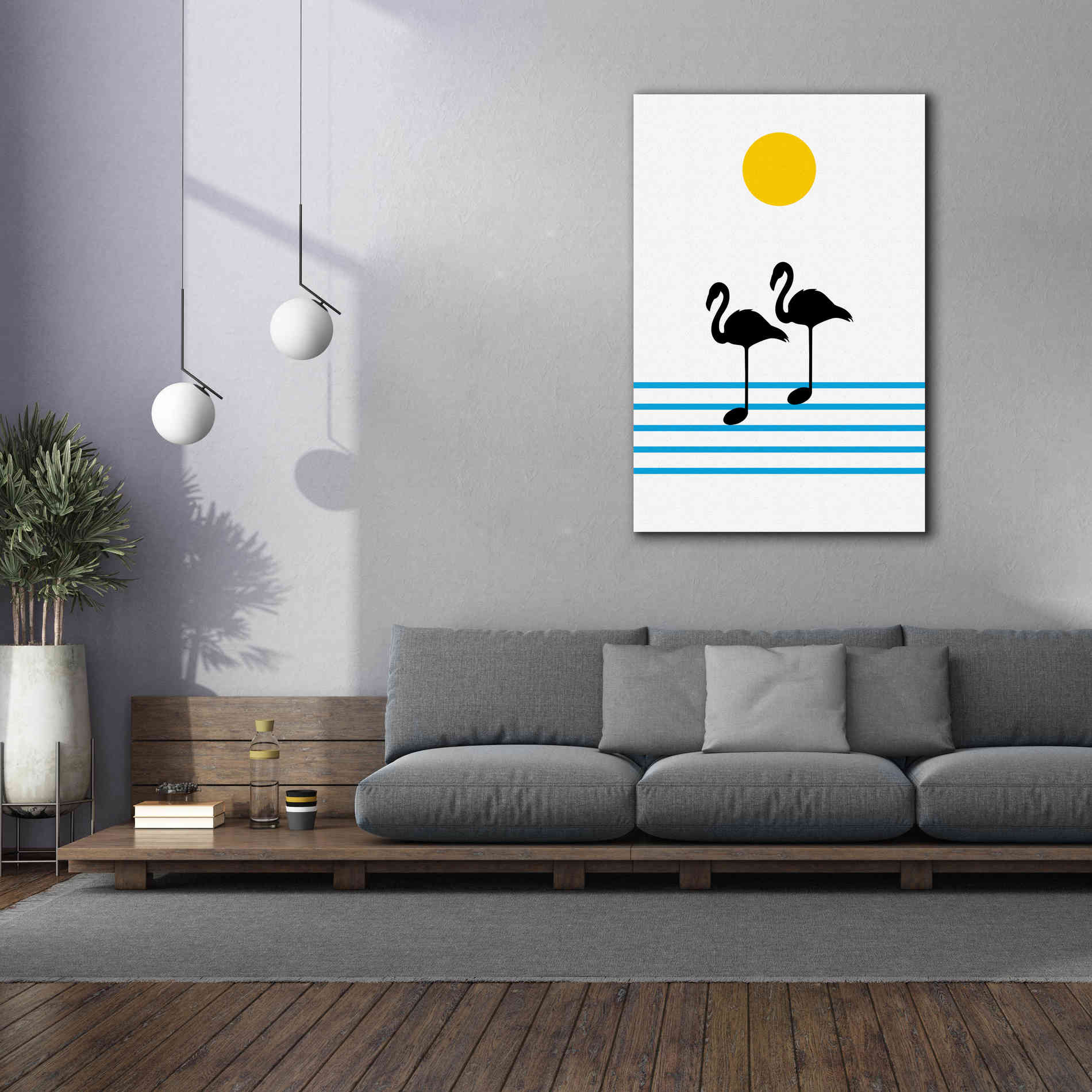 'Morning Sound' by Cesare Bellassai, Canvas Wall Art,40 x 60