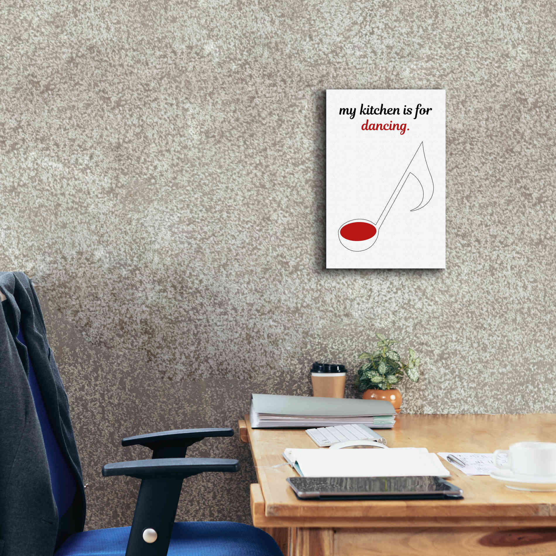 'My Kitchen is for Dancing' by Cesare Bellassai, Canvas Wall Art,12 x 18