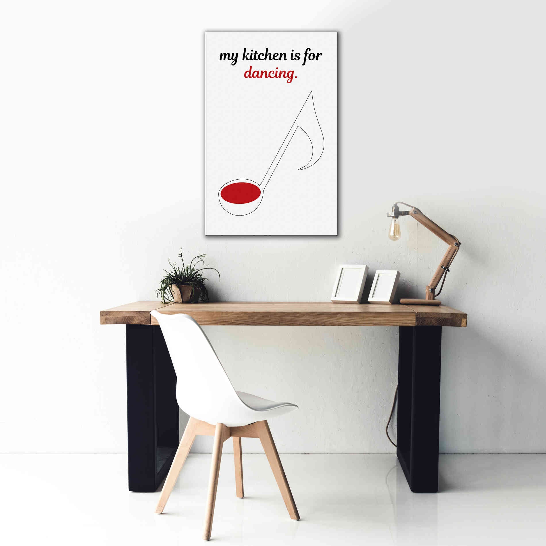 'My Kitchen is for Dancing' by Cesare Bellassai, Canvas Wall Art,26 x 40