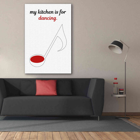 Image of 'My Kitchen is for Dancing' by Cesare Bellassai, Canvas Wall Art,40 x 60