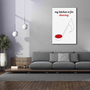 'My Kitchen is for Dancing' by Cesare Bellassai, Canvas Wall Art,40 x 60