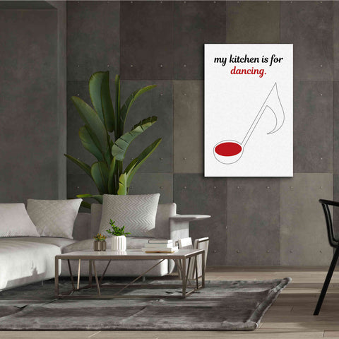 Image of 'My Kitchen is for Dancing' by Cesare Bellassai, Canvas Wall Art,40 x 60