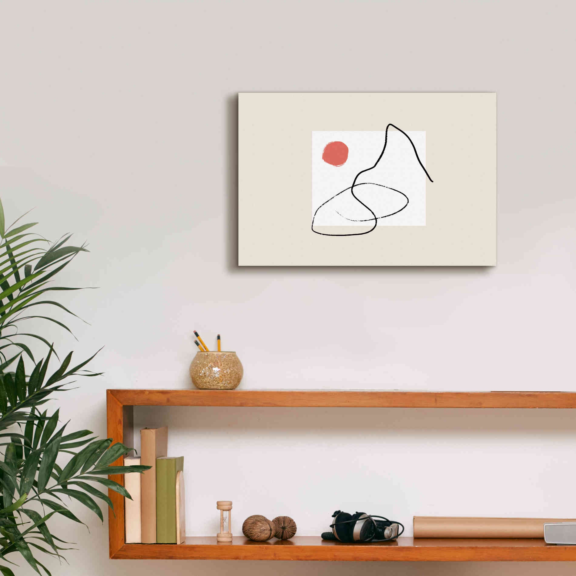 'Nordic Landscape' by Cesare Bellassai, Canvas Wall Art,18 x 12