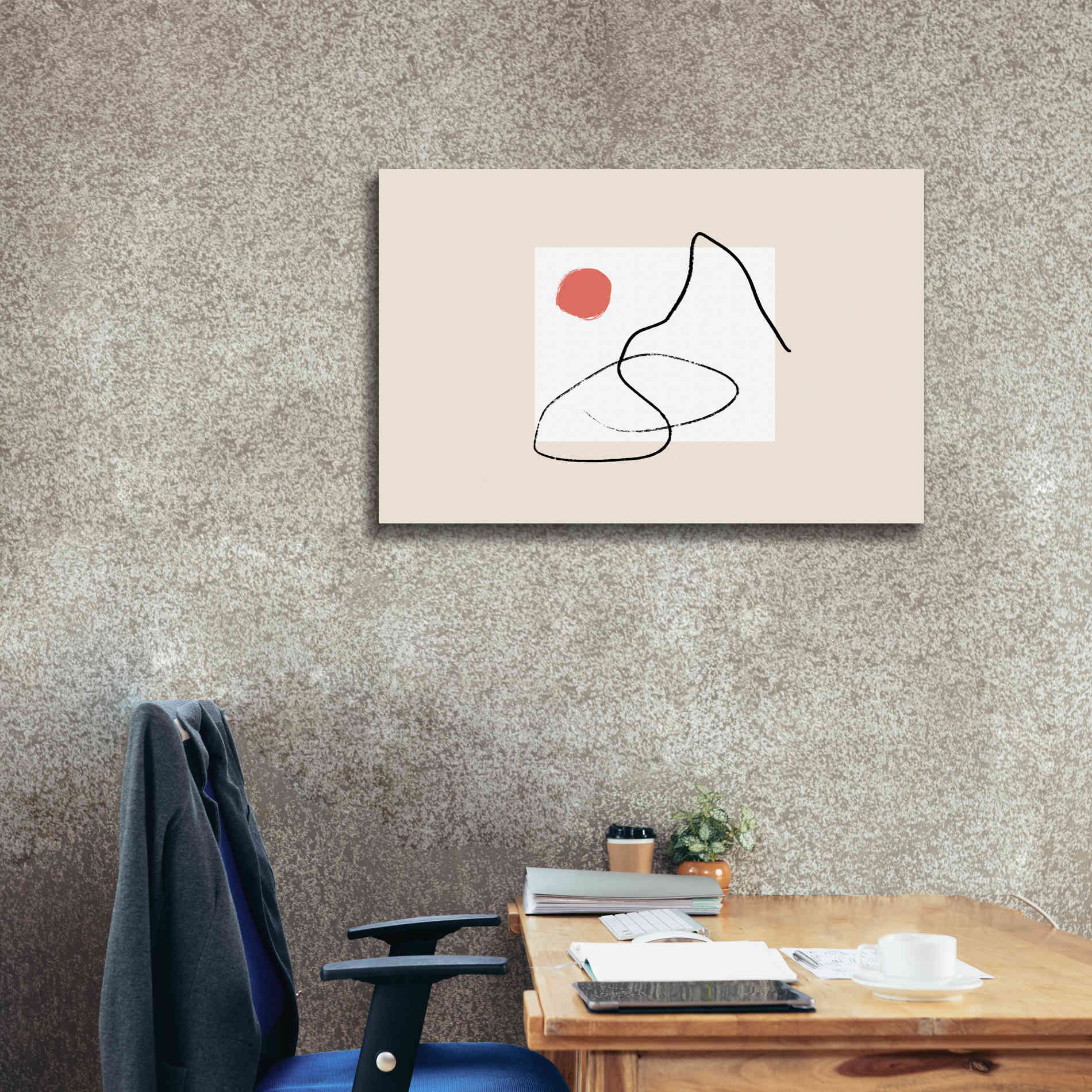 'Nordic Landscape' by Cesare Bellassai, Canvas Wall Art,40 x 26