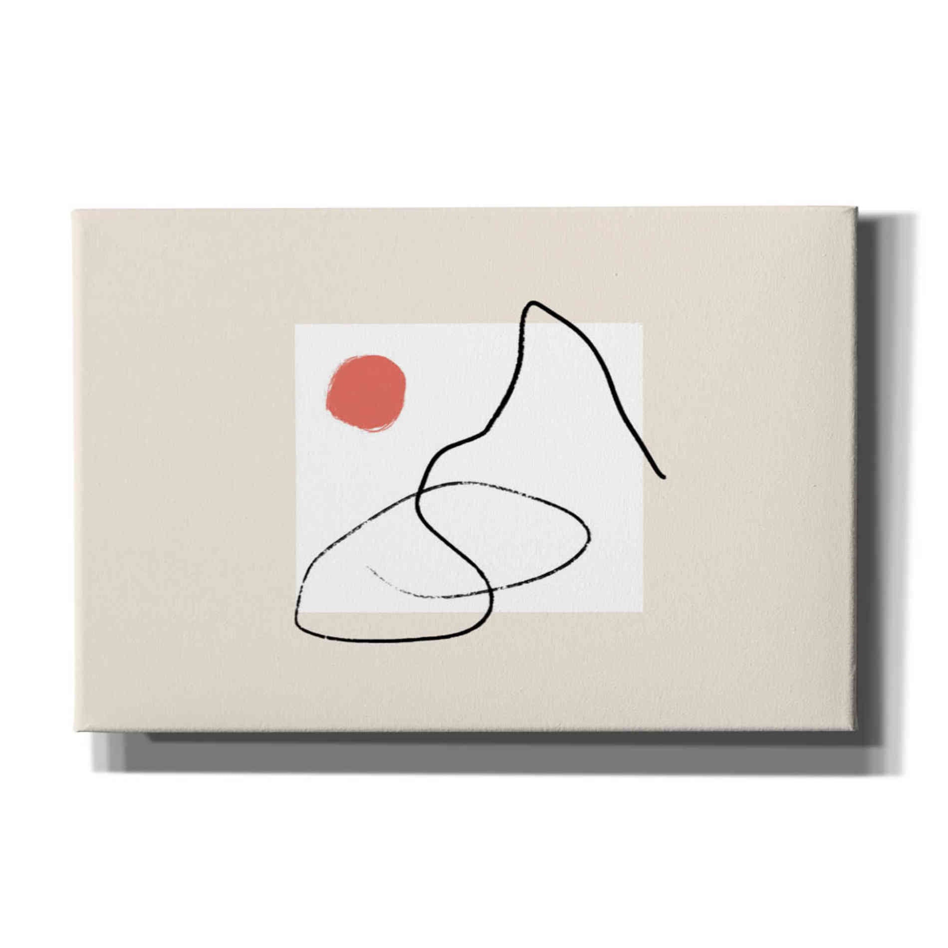 'Nordic Landscape' by Cesare Bellassai, Canvas Wall Art,18x12x1.1x0,26x18x1.1x0,40x26x1.74x0,60x40x1.74x0