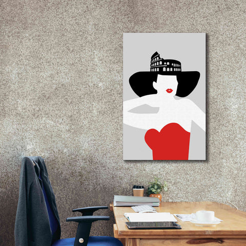 Image of 'Roma Fashion' by Cesare Bellassai, Canvas Wall Art,26 x 40