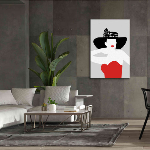 Image of 'Roma Fashion' by Cesare Bellassai, Canvas Wall Art,40 x 60