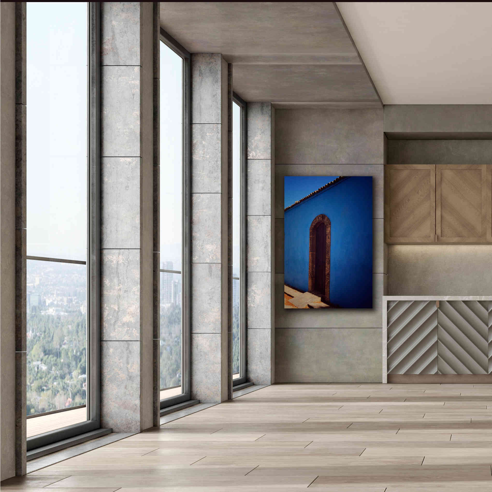 'Sky House' by Cesare Bellassai, Canvas Wall Art,40 x 60