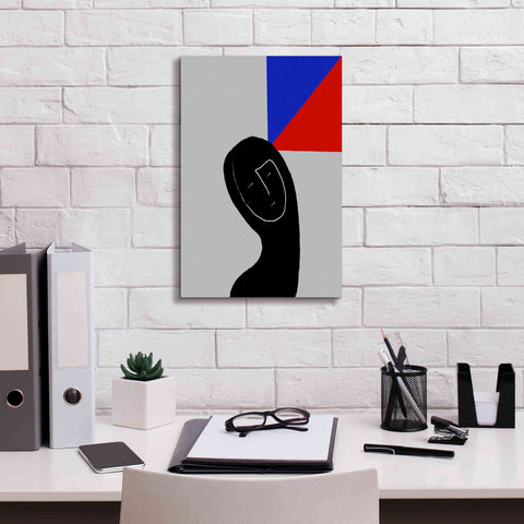 Image of 'Square Thought' by Cesare Bellassai, Canvas Wall Art,12 x 18