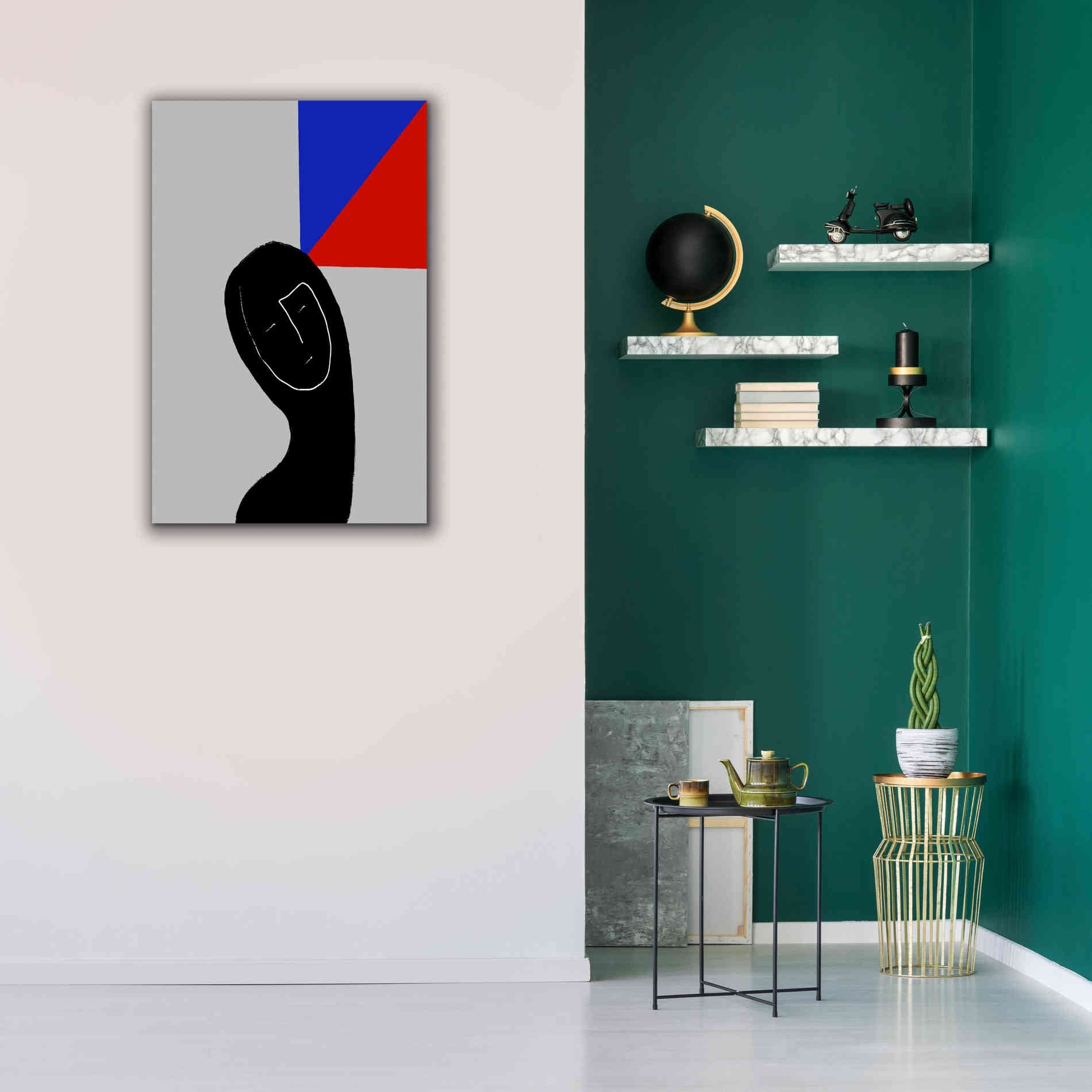 'Square Thought' by Cesare Bellassai, Canvas Wall Art,26 x 40