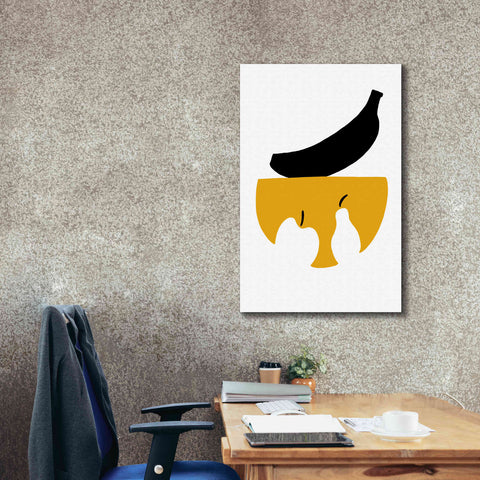 Image of 'Still Life with Black Banana' by Cesare Bellassai, Canvas Wall Art,26 x 40