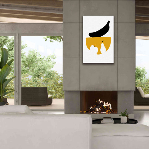 Image of 'Still Life with Black Banana' by Cesare Bellassai, Canvas Wall Art,26 x 40