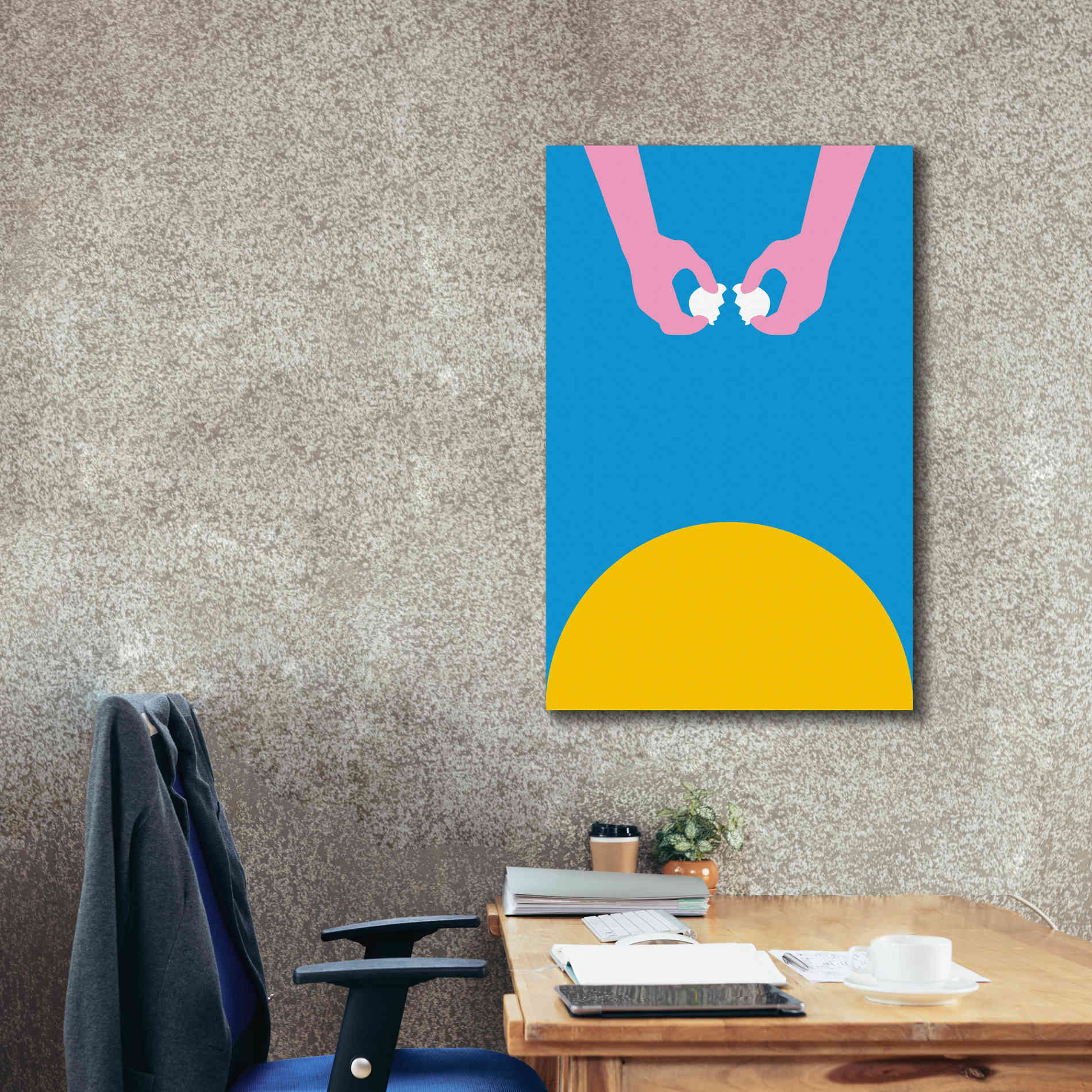 'Sunrise with Breakfast' by Cesare Bellassai, Canvas Wall Art,26 x 40