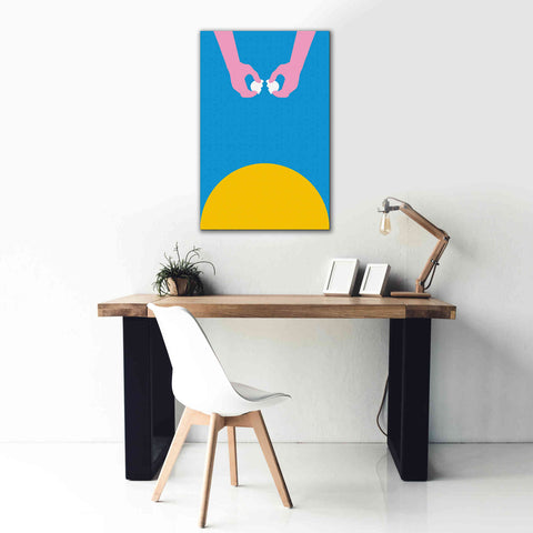 Image of 'Sunrise with Breakfast' by Cesare Bellassai, Canvas Wall Art,26 x 40
