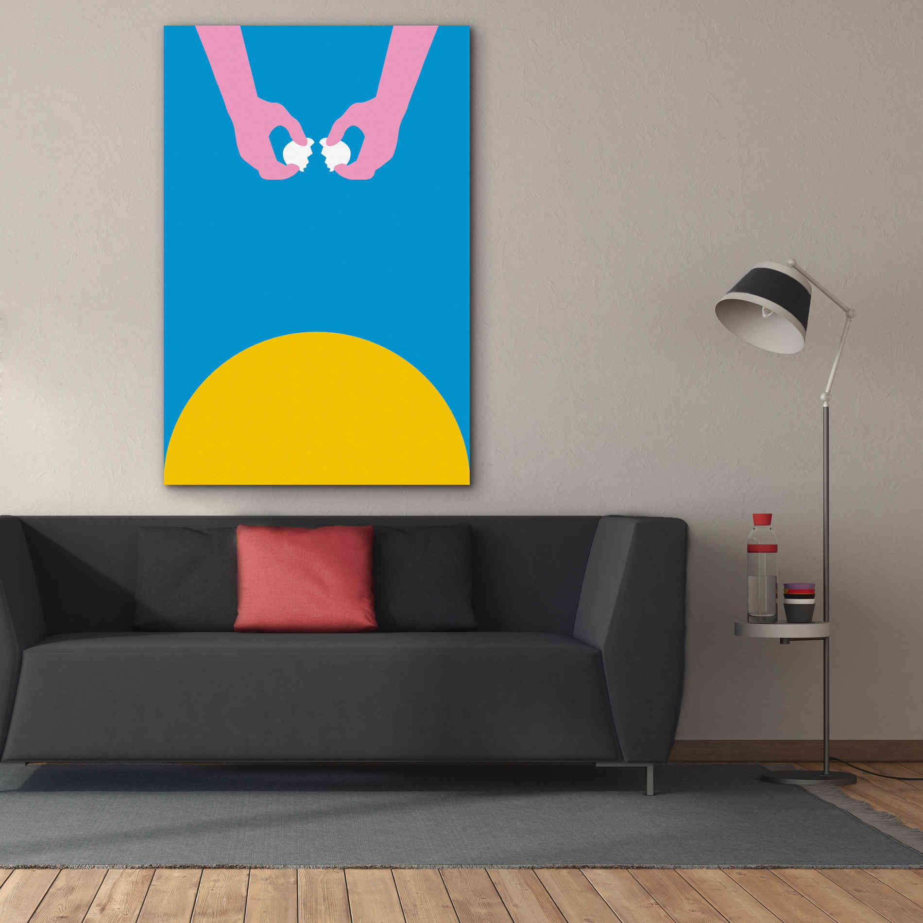 'Sunrise with Breakfast' by Cesare Bellassai, Canvas Wall Art,40 x 60