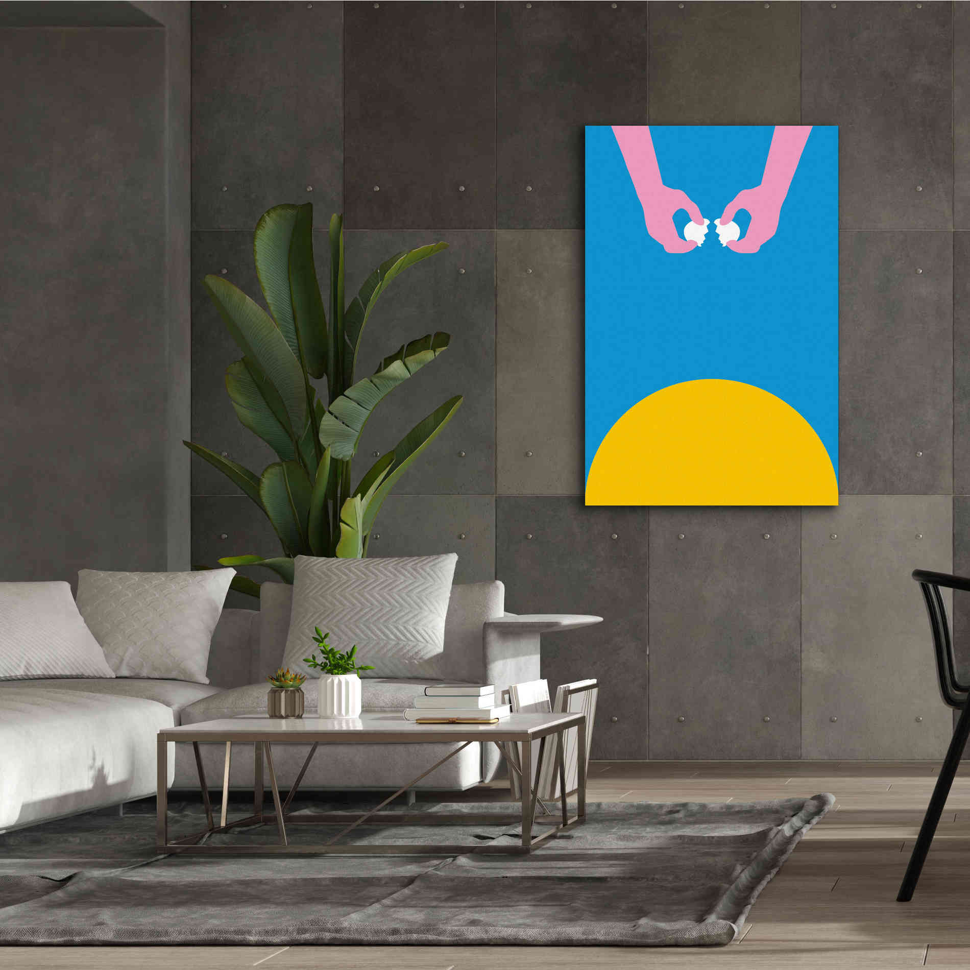'Sunrise with Breakfast' by Cesare Bellassai, Canvas Wall Art,40 x 60
