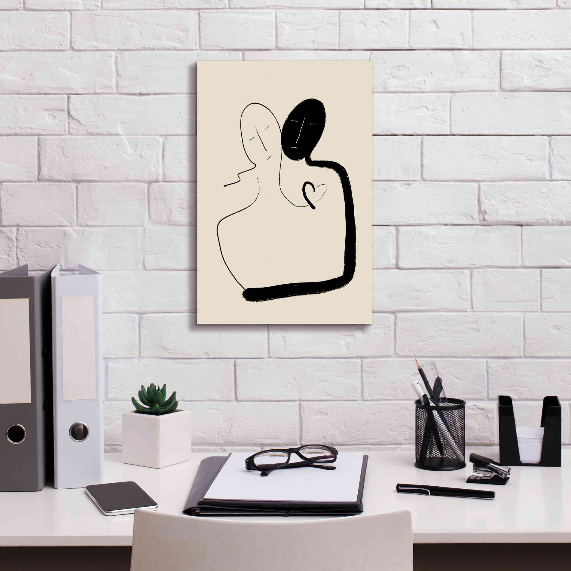 'Together' by Cesare Bellassai, Canvas Wall Art,12 x 18