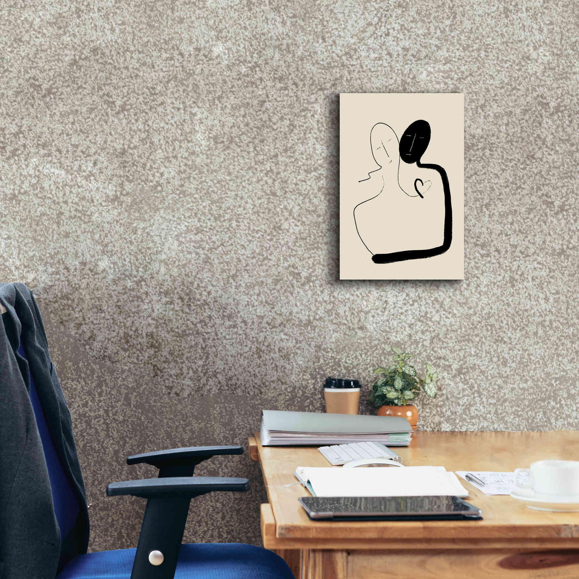 'Together' by Cesare Bellassai, Canvas Wall Art,12 x 18