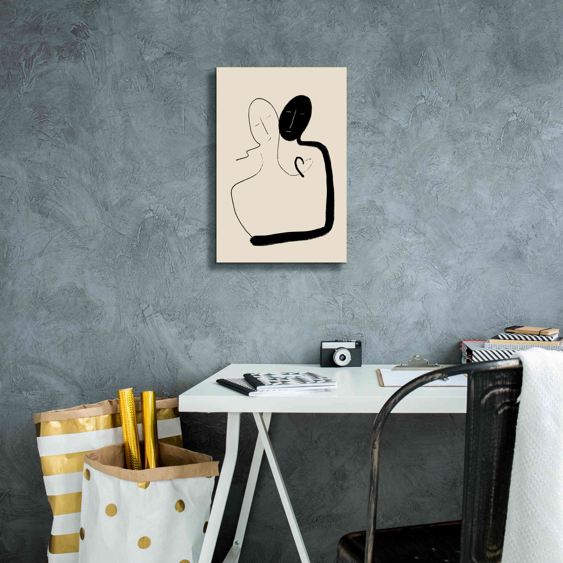 'Together' by Cesare Bellassai, Canvas Wall Art,12 x 18