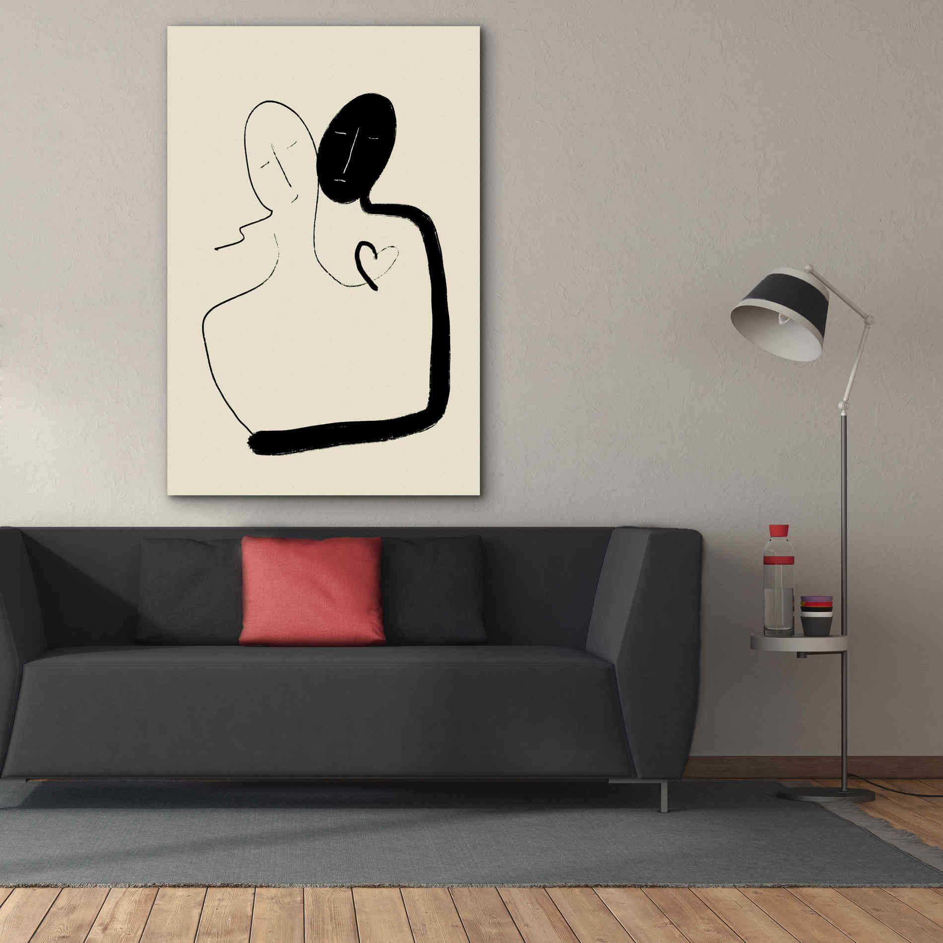 'Together' by Cesare Bellassai, Canvas Wall Art,40 x 60