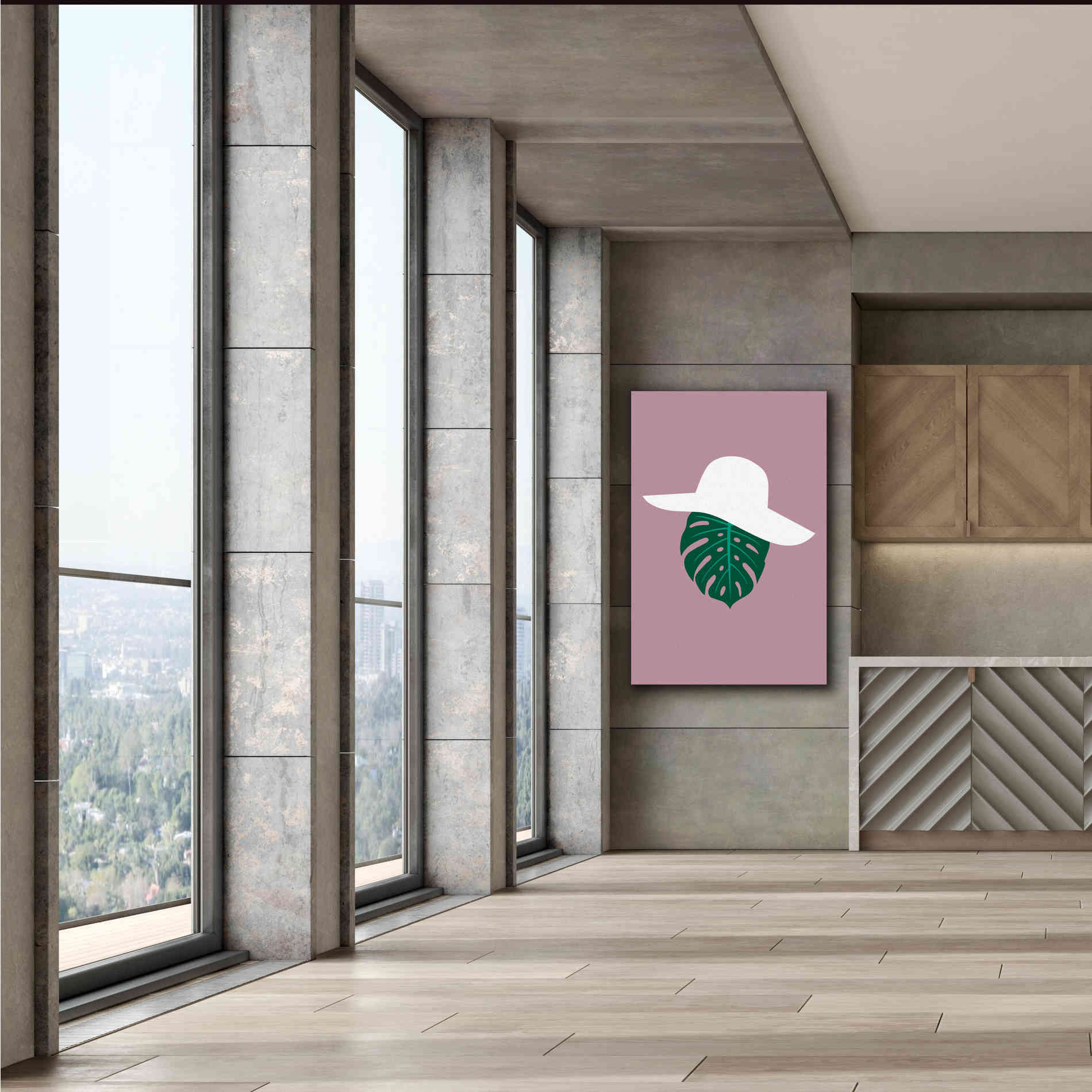 'Tropical Looks' by Cesare Bellassai, Canvas Wall Art,40 x 60