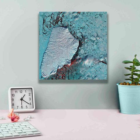 Image of 'Earth as Art: Akpatok Island' Canvas Wall Art,12 x 12