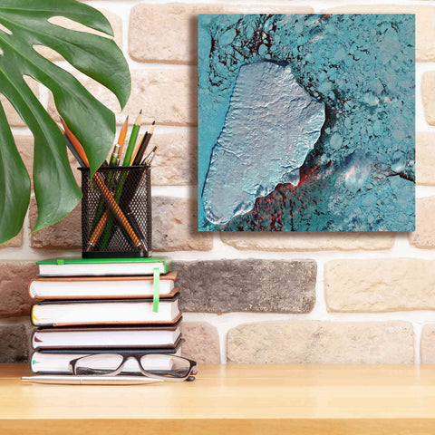 Image of 'Earth as Art: Akpatok Island' Canvas Wall Art,12 x 12