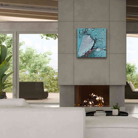 Image of 'Earth as Art: Akpatok Island' Canvas Wall Art,26 x 26