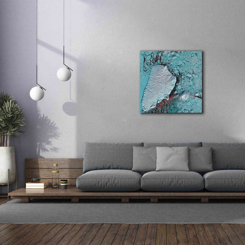 Image of 'Earth as Art: Akpatok Island' Canvas Wall Art,37 x 37