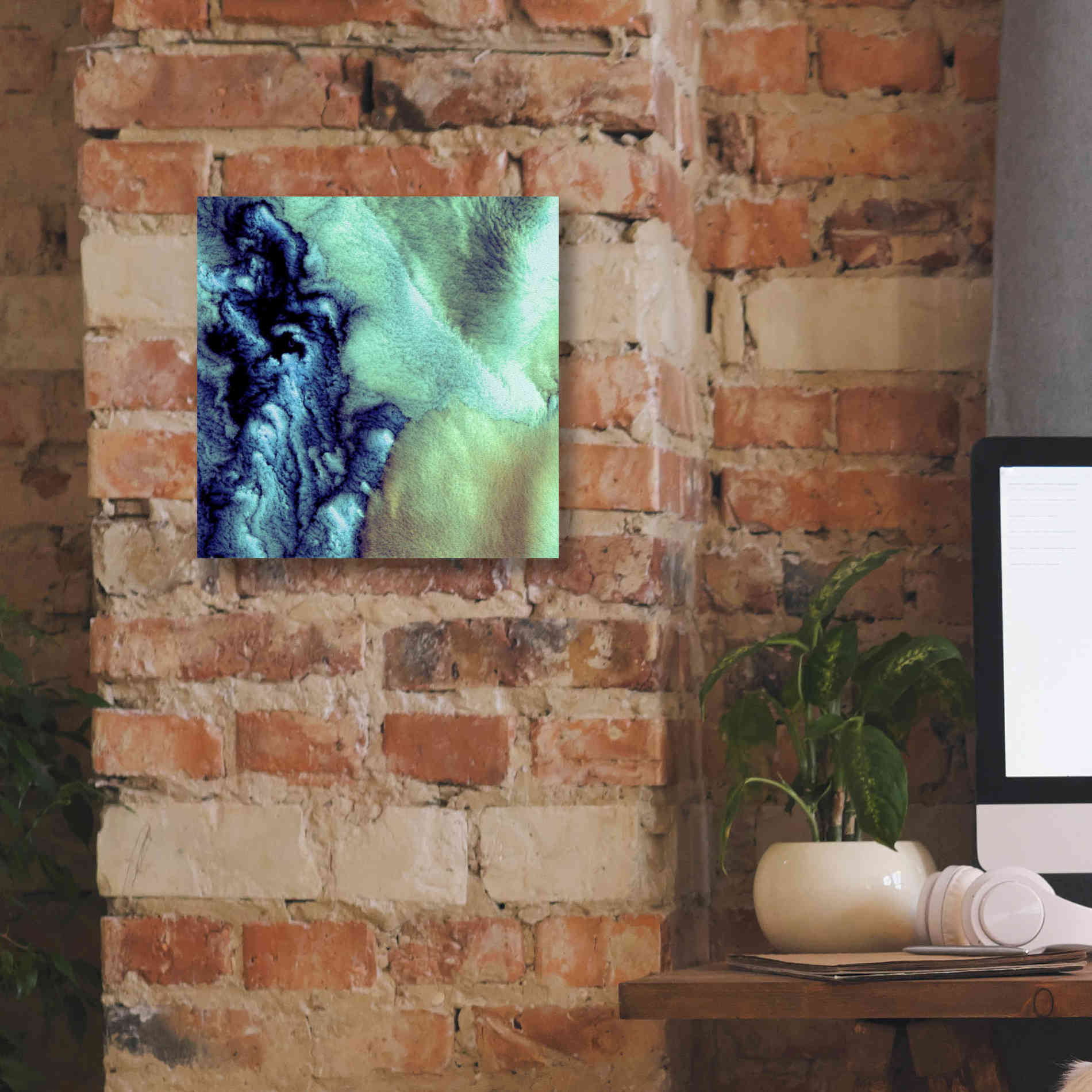 'Earth as Art: Aleutian Clouds' Canvas Wall Art,12 x 12